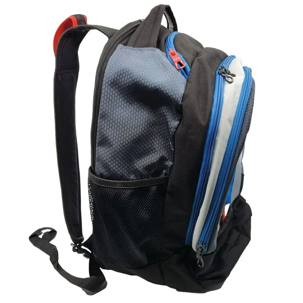 Adidas Prime Sport Gym Travel Training School Backpack Power Blue Solar Red FLAW